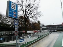 Park and Ride-Parkplatz am Bahnhof Bergedorf